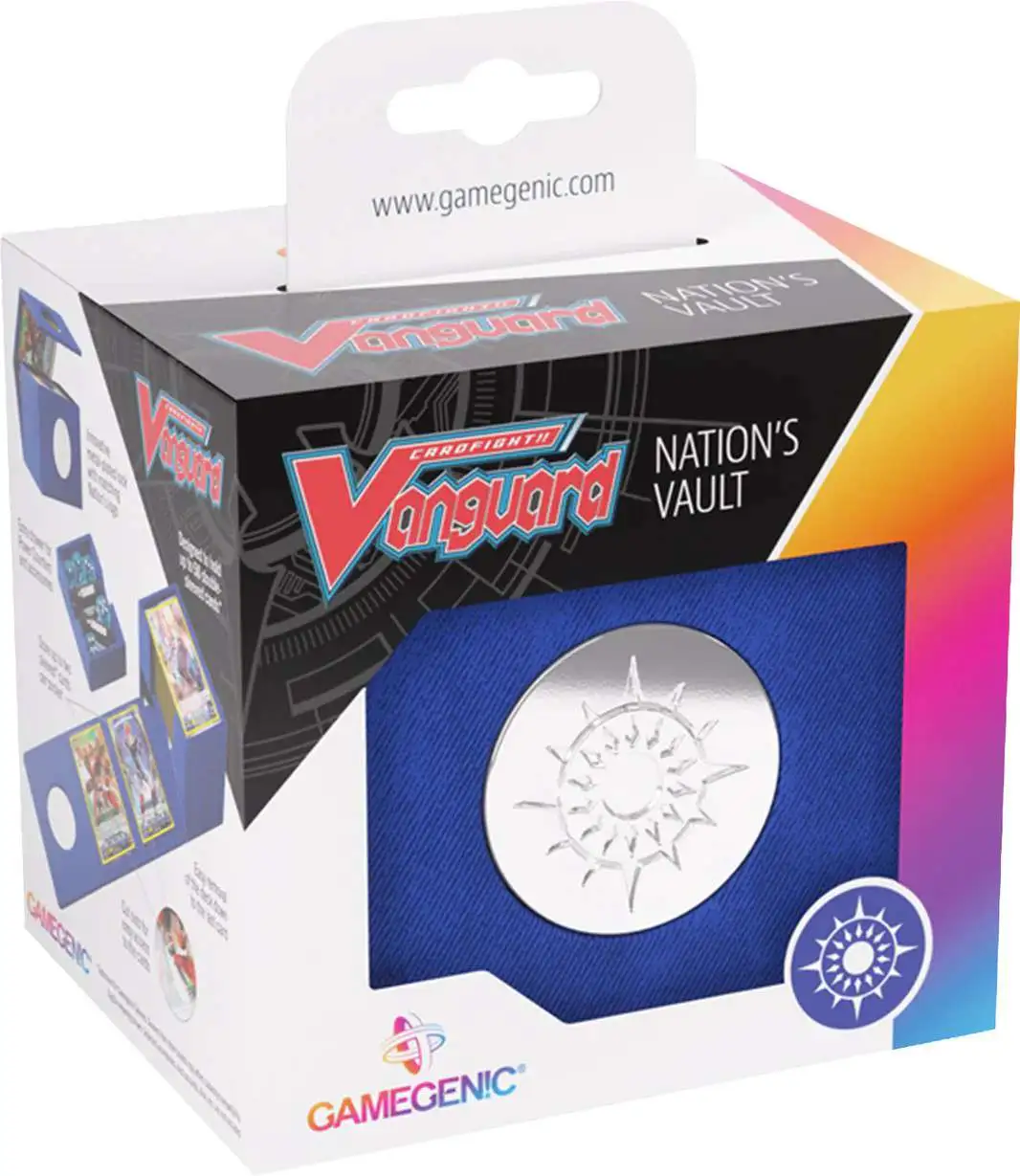 Game Genic Nation's Vault Deck Box [Dark States - Blue]