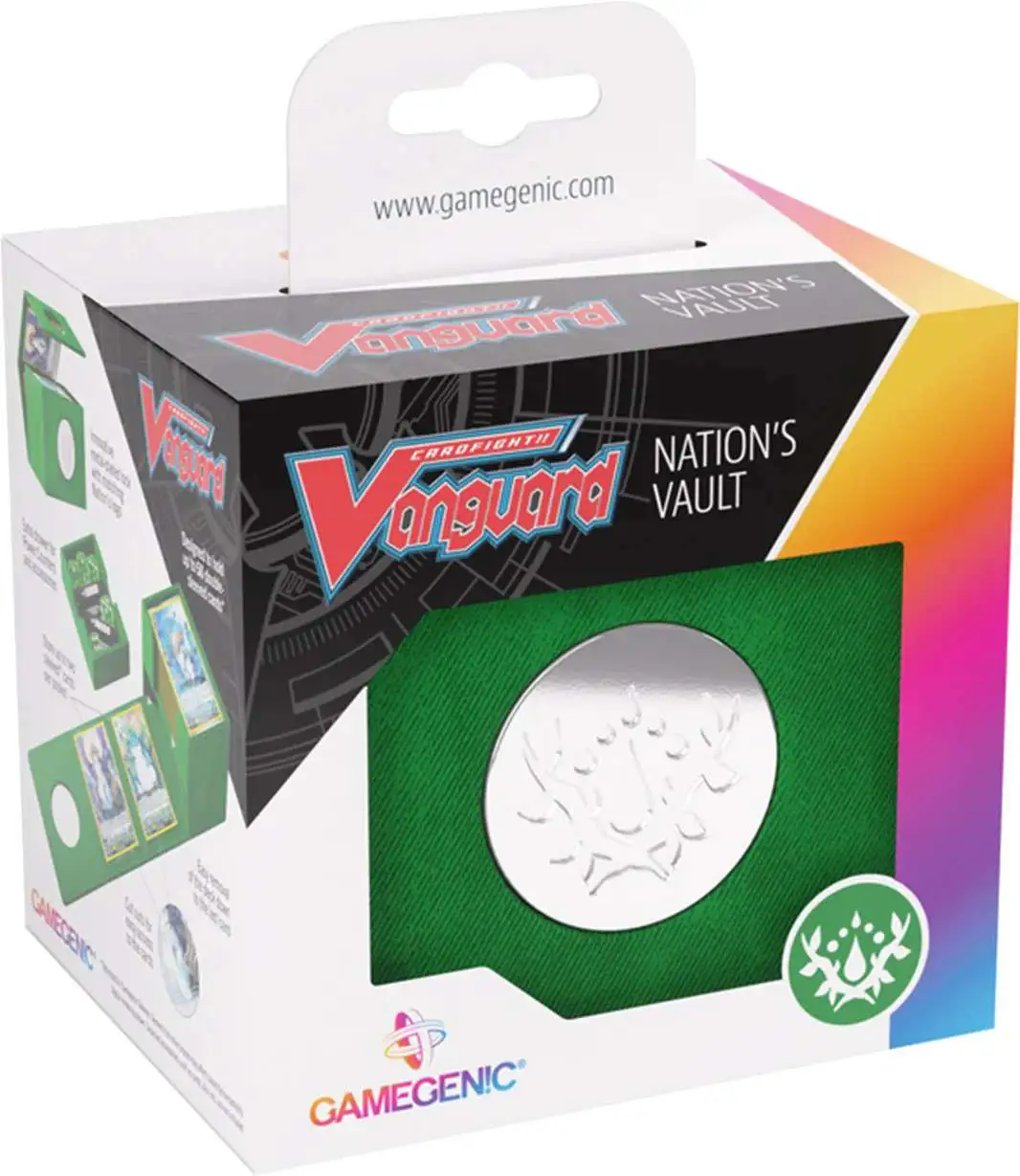 Game Genic Nation's Vault Deck Box [Stoicheia - Green]