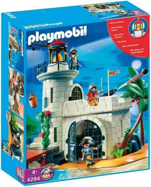 klinge Topmøde quagga Playmobil Pirates Soldier Fortress with Lighthouse Set 4294 - ToyWiz