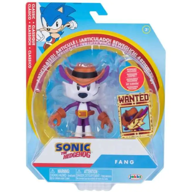 Sonic The Hedgehog Fang Action Figure [Classic, Wanted Poster]
