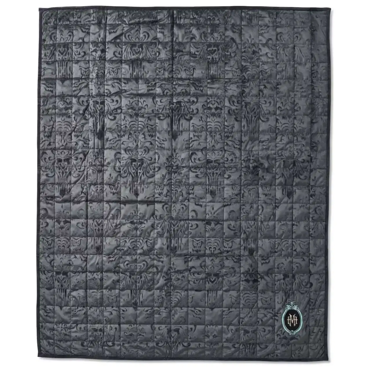 NEW WEIGHTED Disney Parks Haunted Mansion Wallpaper Throw Blanket Quilted 50x60 sold