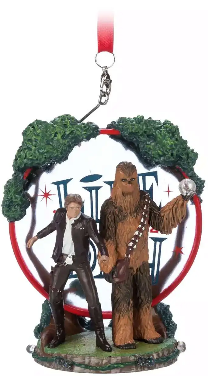 Disney Star Wars Han Solo & Chewbacca ''Life Day'' Exclusive Sketchbook Ornament