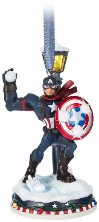 Disney Marvel Captain America Exclusive Living Magic Sketchbook Ornament