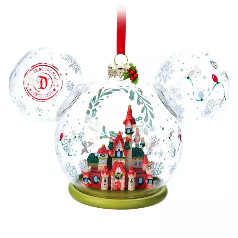 Disney factory Beauty and the Beast Castle Ornament