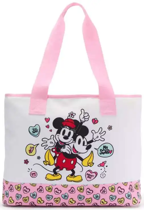 Disney 2026 Valentine's Day Mickey & Minnie Mouse Exclusive Tote Bag