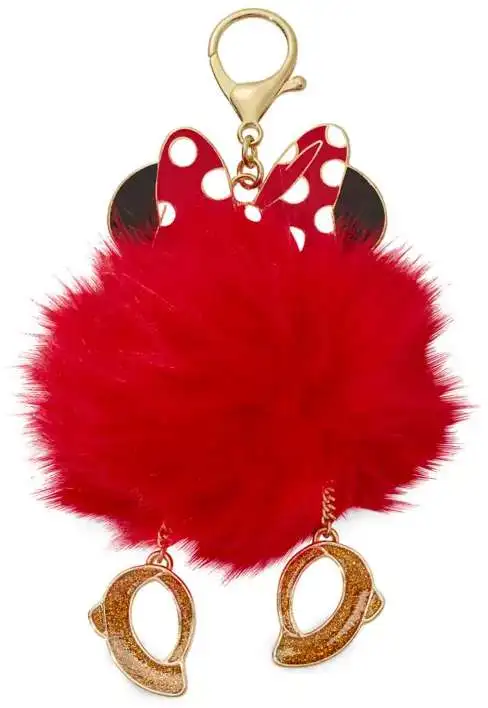 Disney Minnie Mouse Pom Pom Flair Exclusive Bag Charm