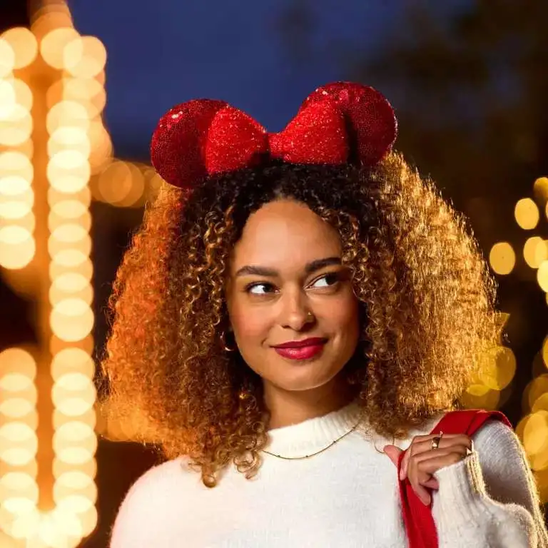 Disney Minnie Mouse Red Sequined Ear Exclusive Headband for  display picture 2