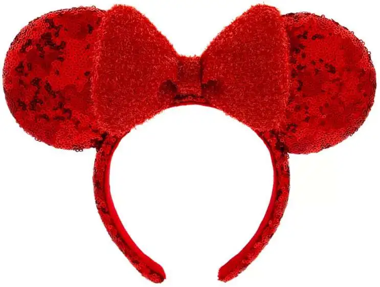 Disney Minnie Mouse Red Sequined Ear Exclusive Headband for  display picture 1