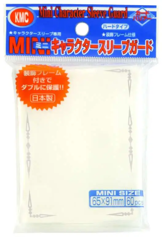 Card Supplies Mini Character Sleeve Guard 65x91mm Card Sleeves [60 Count]
