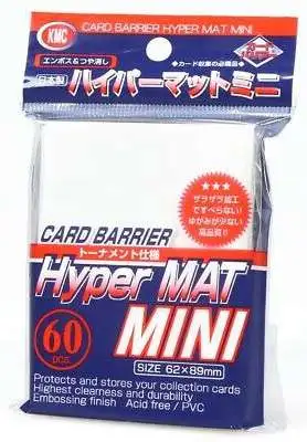 KMC Hyper Mat Mini White Card Sleeves [60 Count]