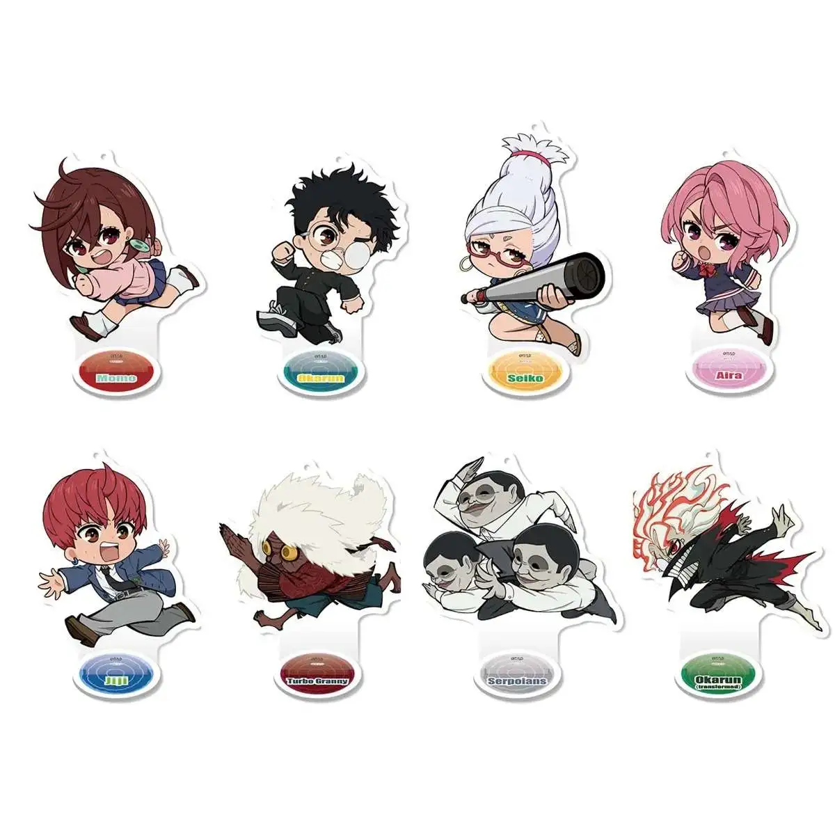 DanDaDan Tokotoko Acrylic Stand 3.5-Inch Box of 8 Stands
