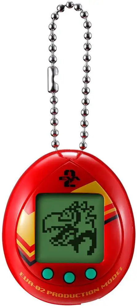 Evatchi Evangelion X Tamagotchi Evatchi Asuka 1.5-Inch Virtual Pet Toy