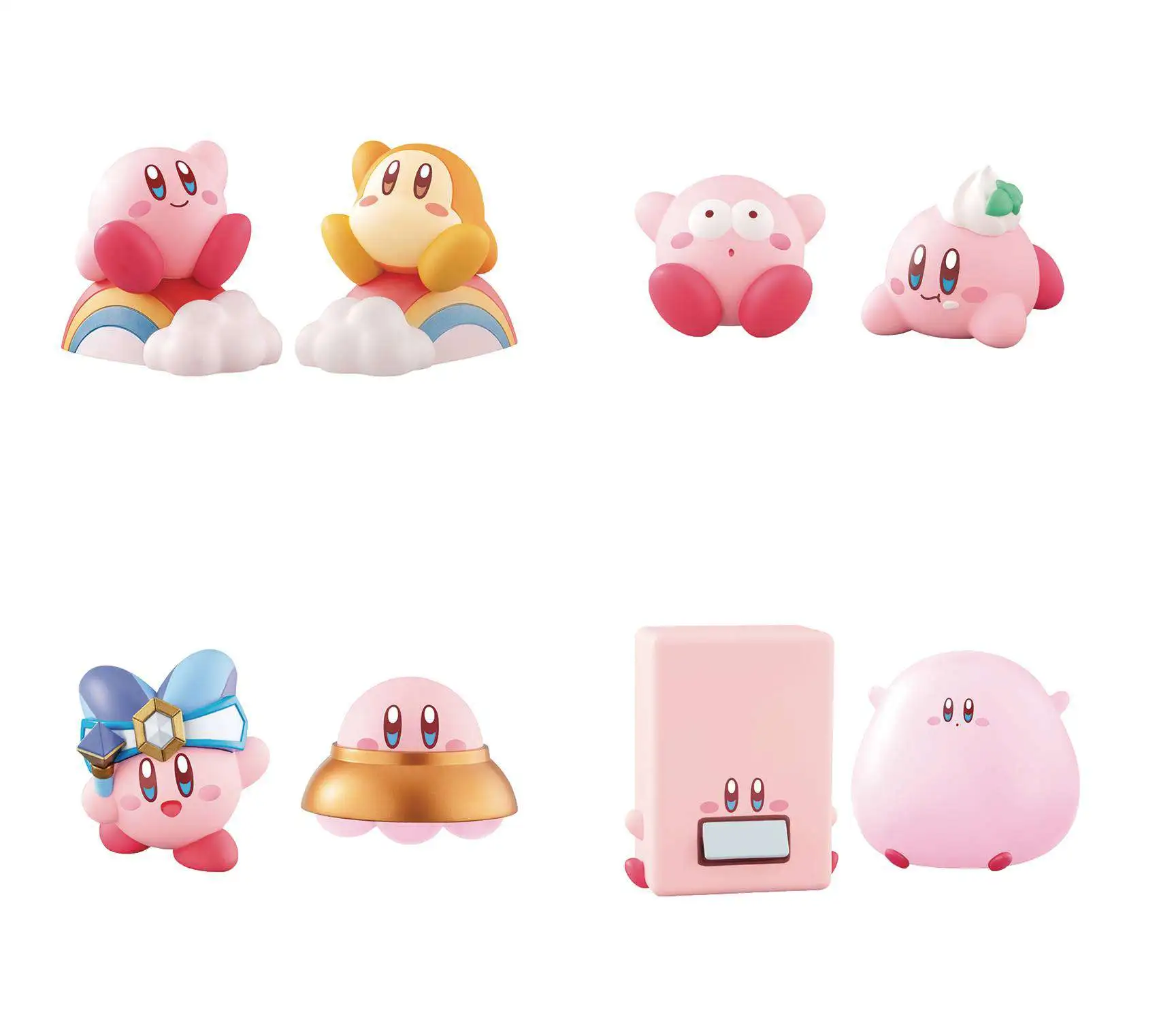 Kirbys Dream Land Kirby Friends Vol 4 25 Box Of 12 Mini Figures Bandai Shokugan Toywiz 8544