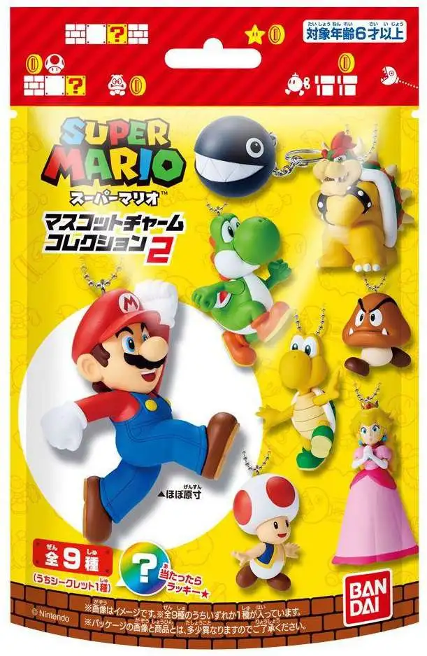 Super Mario Bros. Shokugan Collection Vol. 2 Mascot Charms Mystery