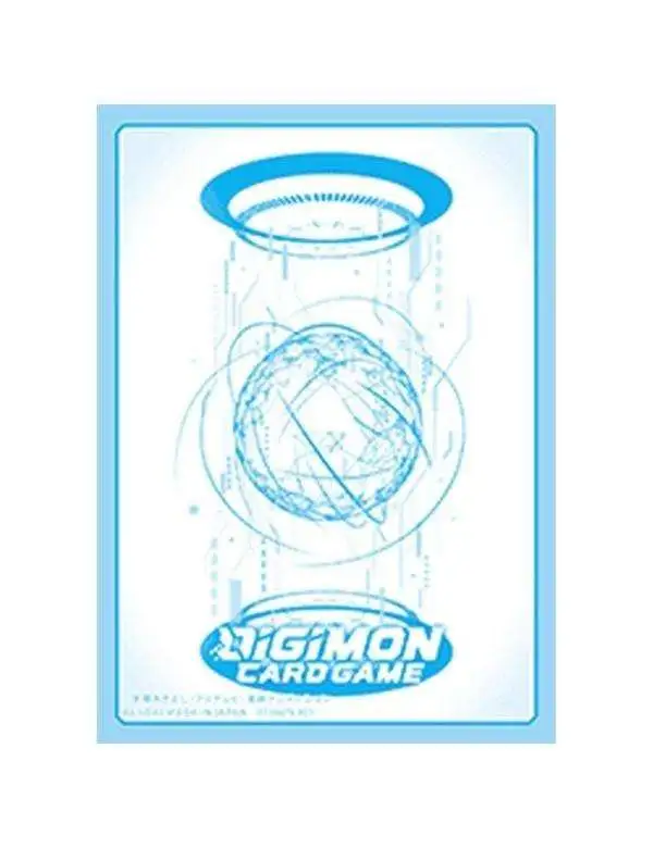 Digimon CG Official Card Sleeve 2024 Ver.1.0 [White - Blue]