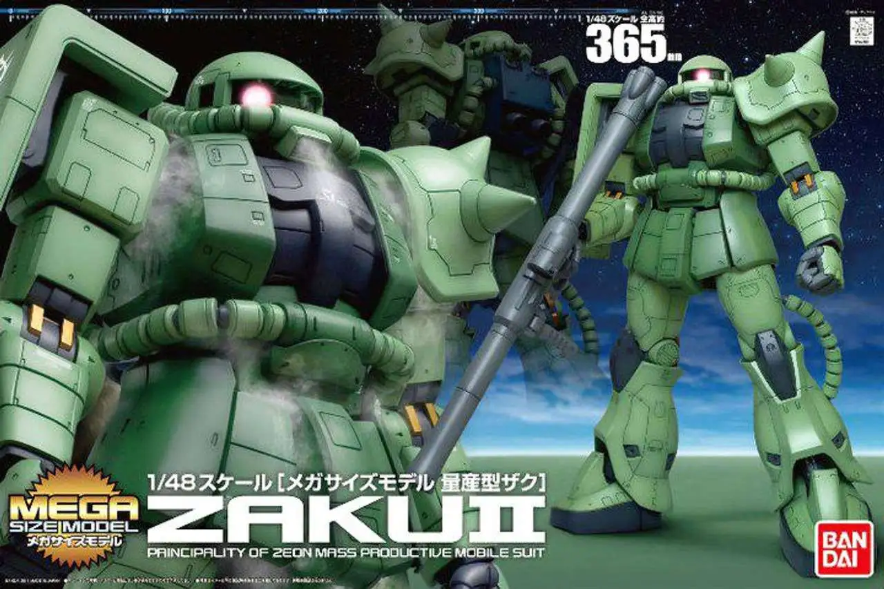 Gundam Mega Size MS-06 Zaku II 1/48 Model Kit
