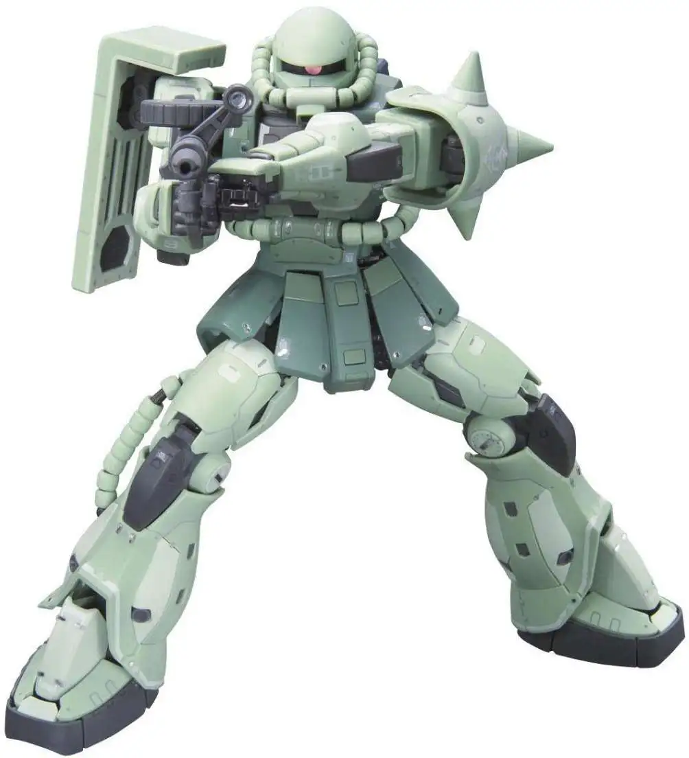 Mobile Suit Gundam Real Grade MS-06 Zaku II Model Kit 4 Green Bandai ...