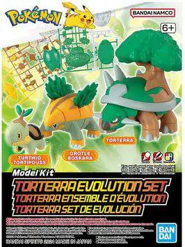 Pokemon Torterra Evolution Set Model Kit