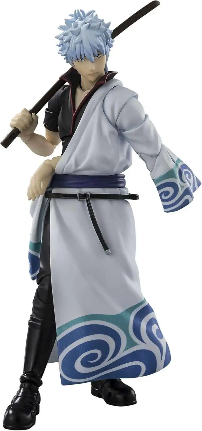 Tamashii Nations Gintama S.H.Figuarts Gintoki Sakata 5.7-Inch Collectible Figure