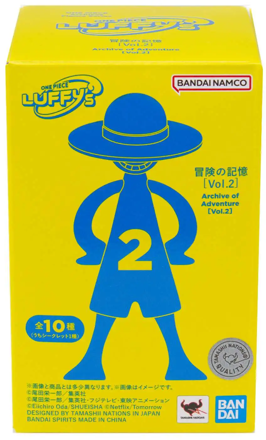 【輸送箱未開封】LUFFY's 3点まとめ売り Tamashii Nations One Piece Archive of Adventure Vol. 2 Luffys 3.4