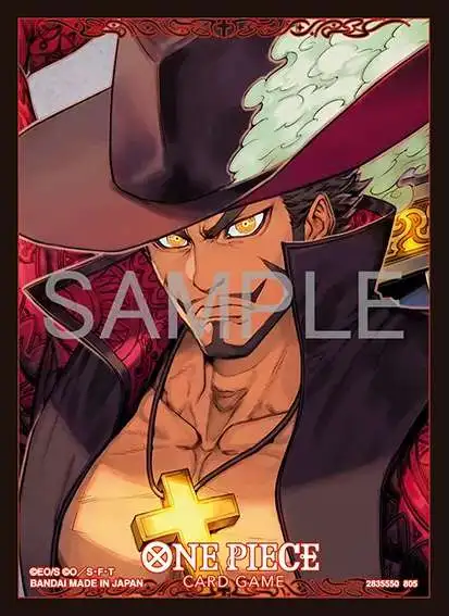 One Piece Trading Card Game Assortment 13 Dracule Mihawk Card Sleeves [70 Ct.]