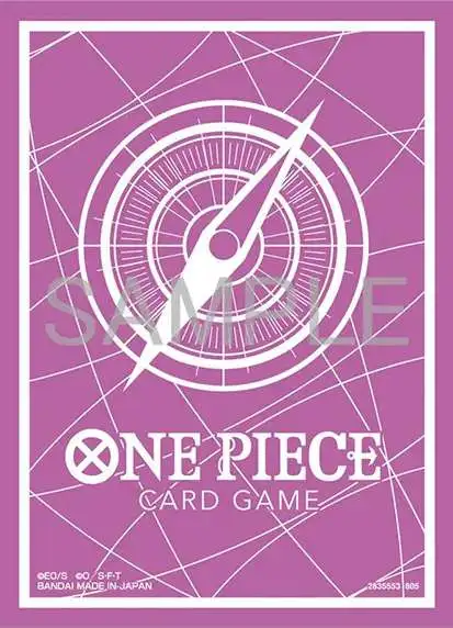 One Piece Trading Card Game Assortment 12 One Piece Logo Card Sleeves  Purple, 70 Ct. Bandai - ToyWiz