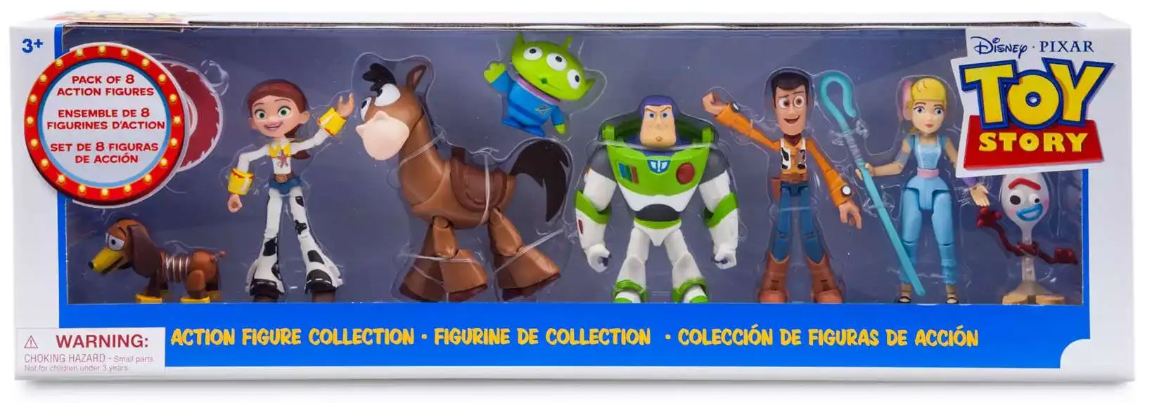 Disney Toy Story 4 Woody (with Forky), Buzz, Jessie, Bullseye & Rex  Exclusive 5-Figure Bath Set