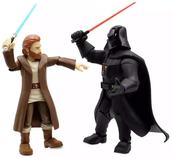 Disney Star Wars Toybox Darth Vader & Obi-Wan Kenobi Exclusive Action Figure 2-Pack