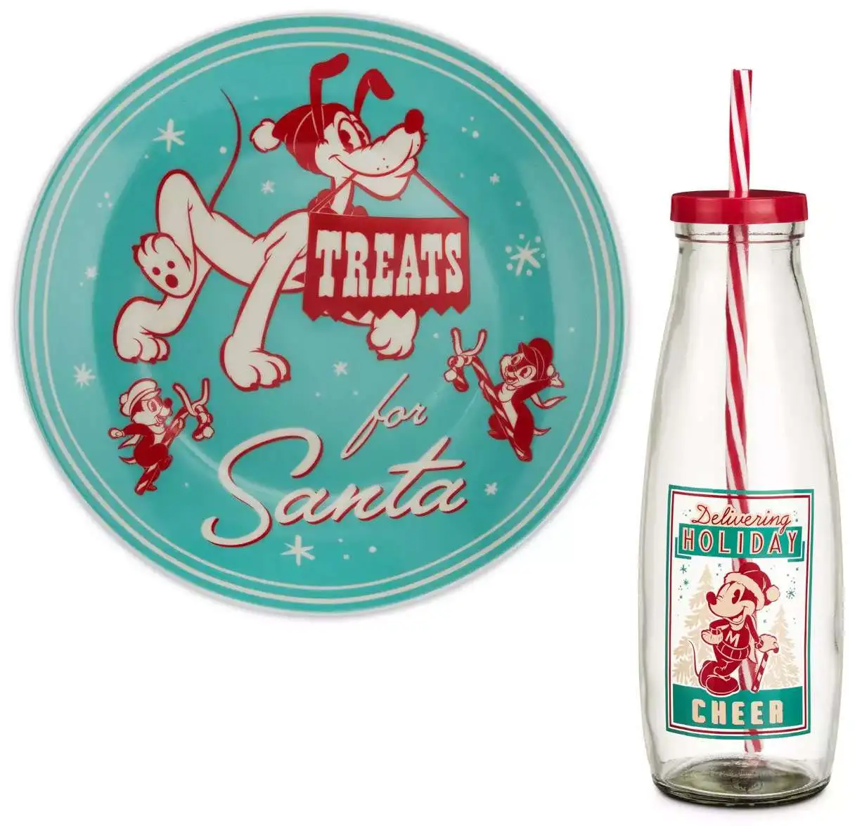 Disney 2022 Holiday Milk & Cookies For Santa Exclusive Set