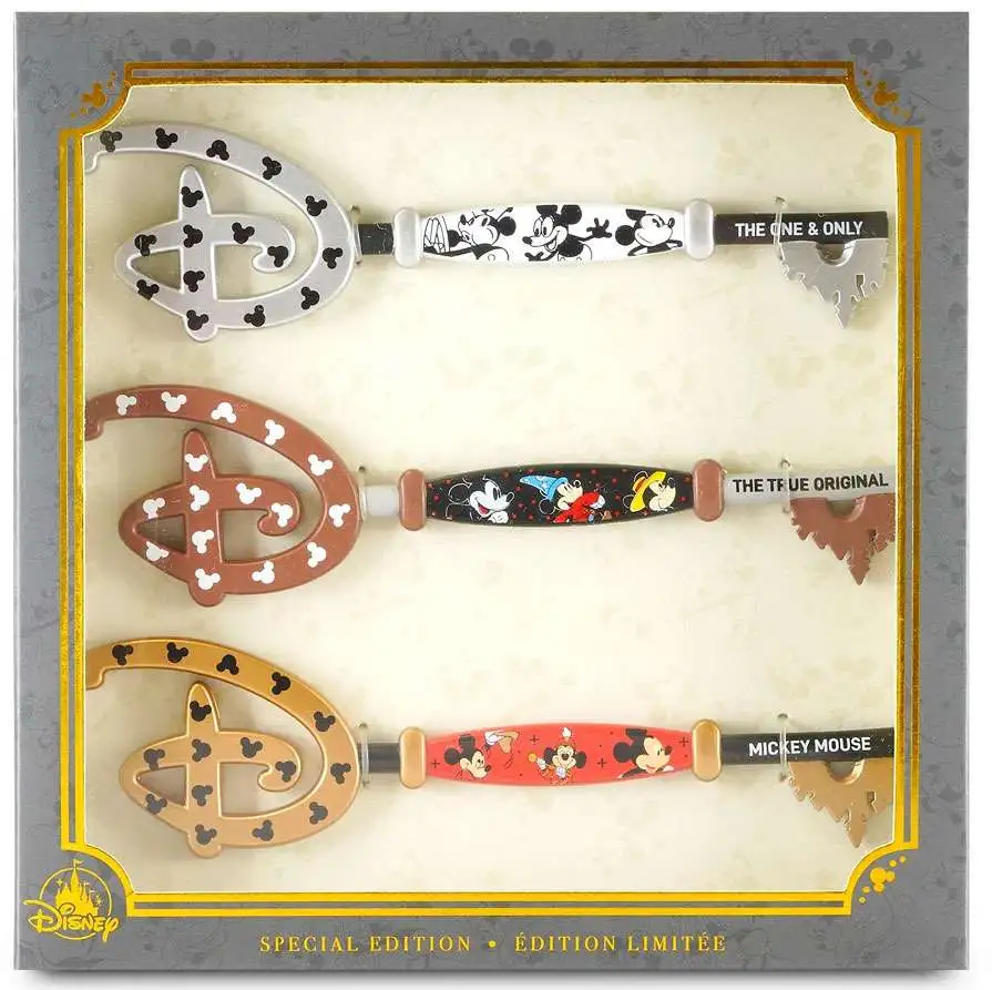 Disney Mickey Mouse Through the Years Exclusive Collectible Key Set
