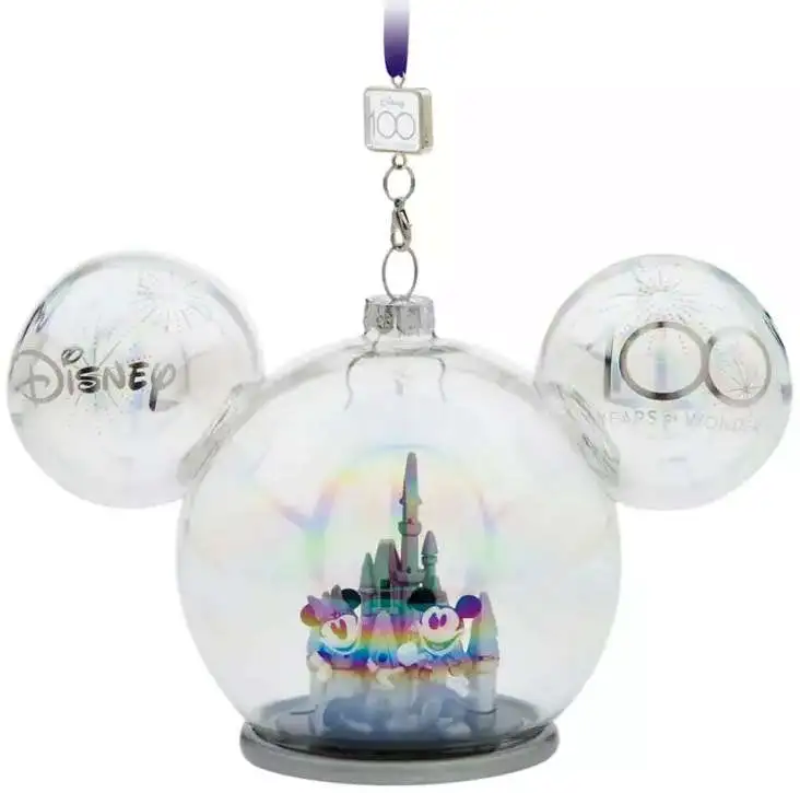 Disney100 2023 Holiday Mickey and Minnie Mouse Walt Disney World Exclusive Sketchbook Ornament