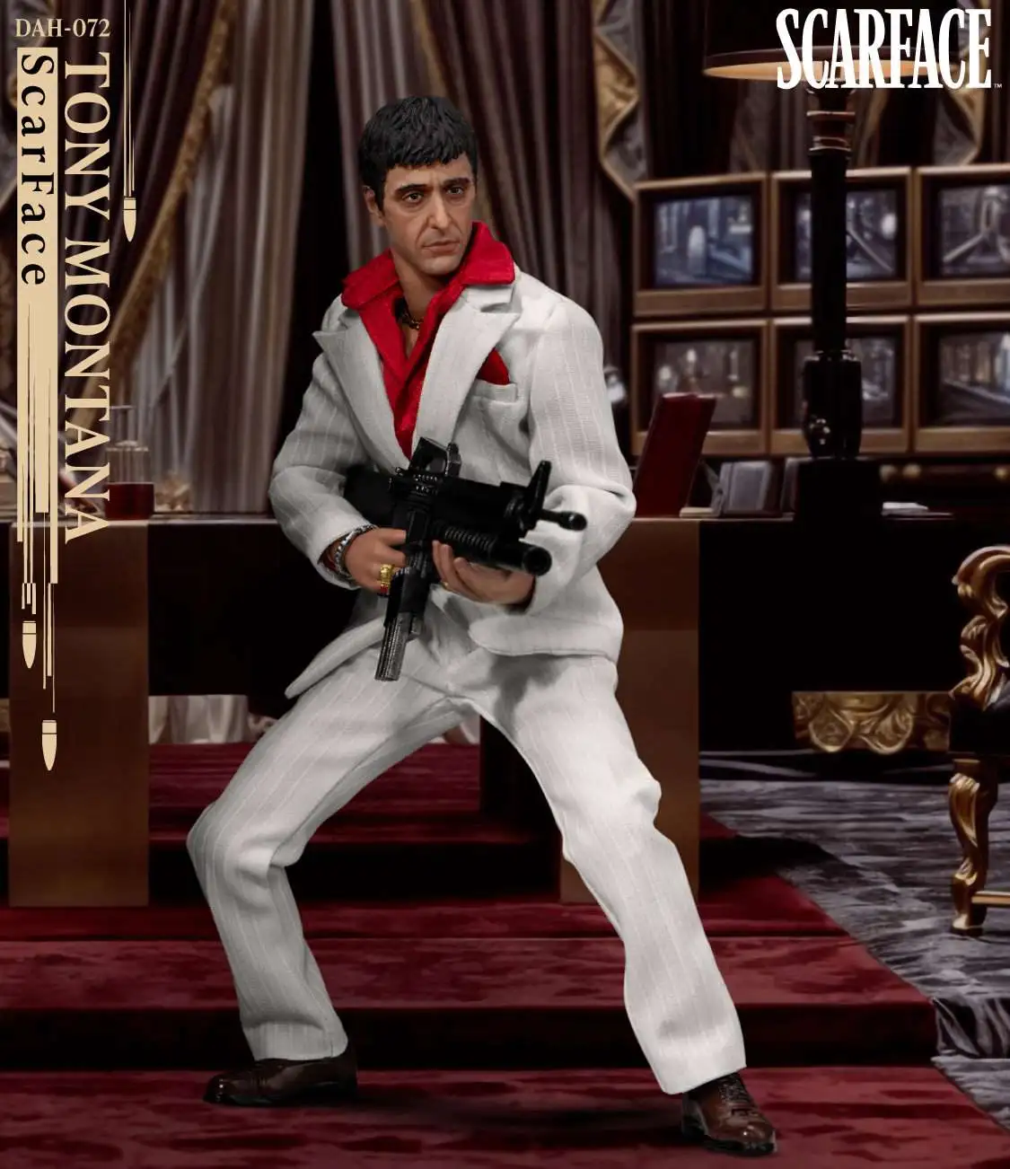 Scarface Dynamic 8-ction Heroes Tony Montana Deluxe Action Figure (Pre-Order ships April)