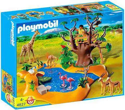 Playmobil Zoo African Wildlife Wild Life Waterhole Set 4827 - ToyWiz