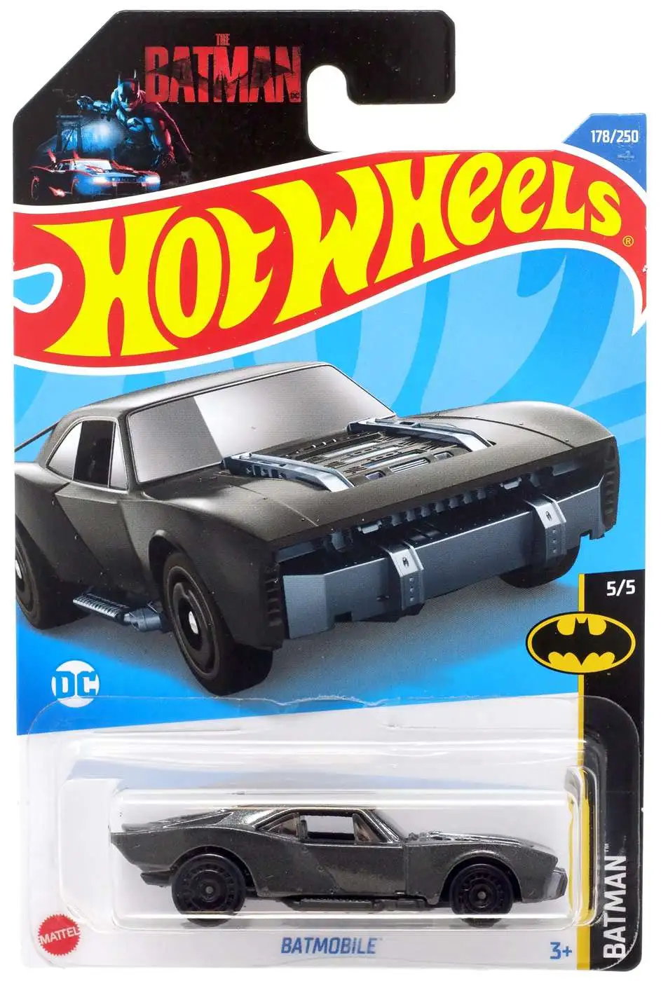 Hot Wheels The Batman Batman Batmobile 164 Diecast Car The Batman Mattel  Toys - ToyWiz
