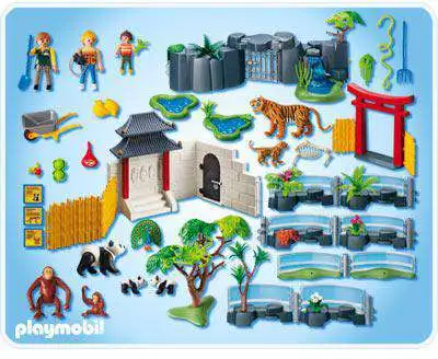 Erobrer tub rigdom Playmobil Zoo Asian Animal Enclosure Set 4852 - ToyWiz