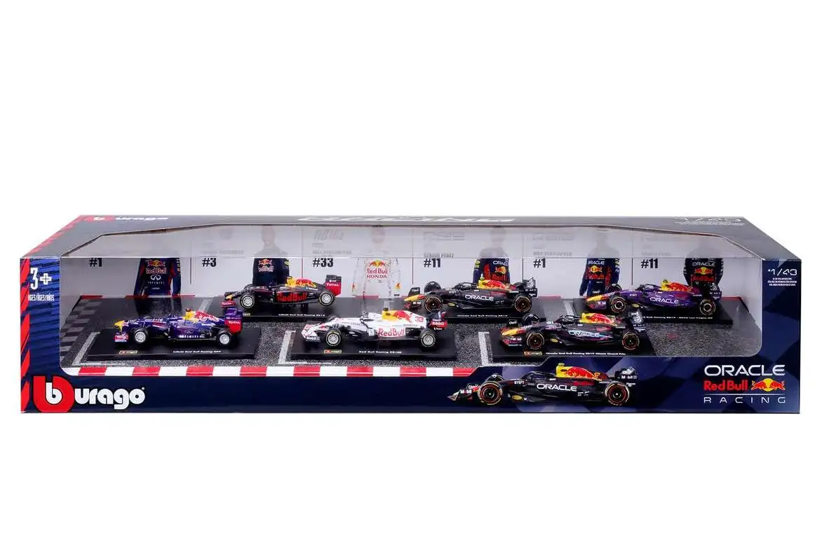 Formula Racing Red Bull 143 Die-Cast Model Car 6-Pack Burago