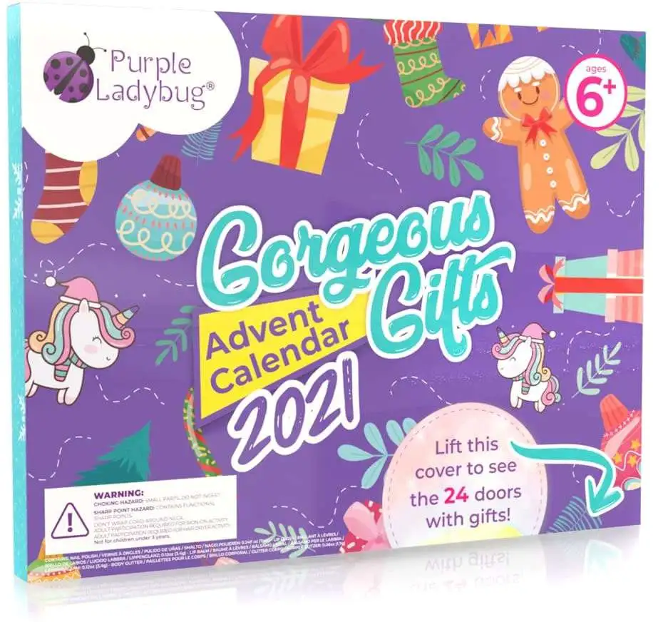 Purple Ladybug 2021 Holiday Gifts Advent Calendar ToyWiz