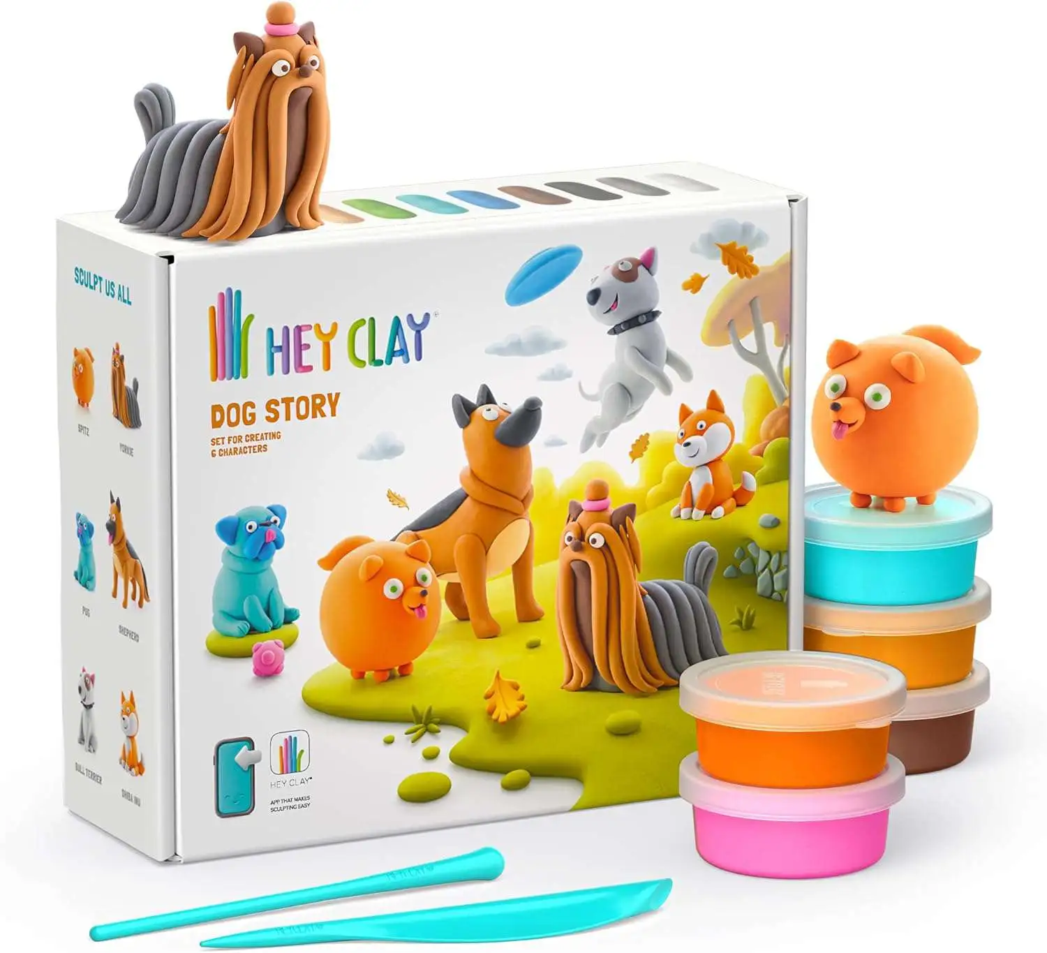 Hey Clay Dog Story Art Kit