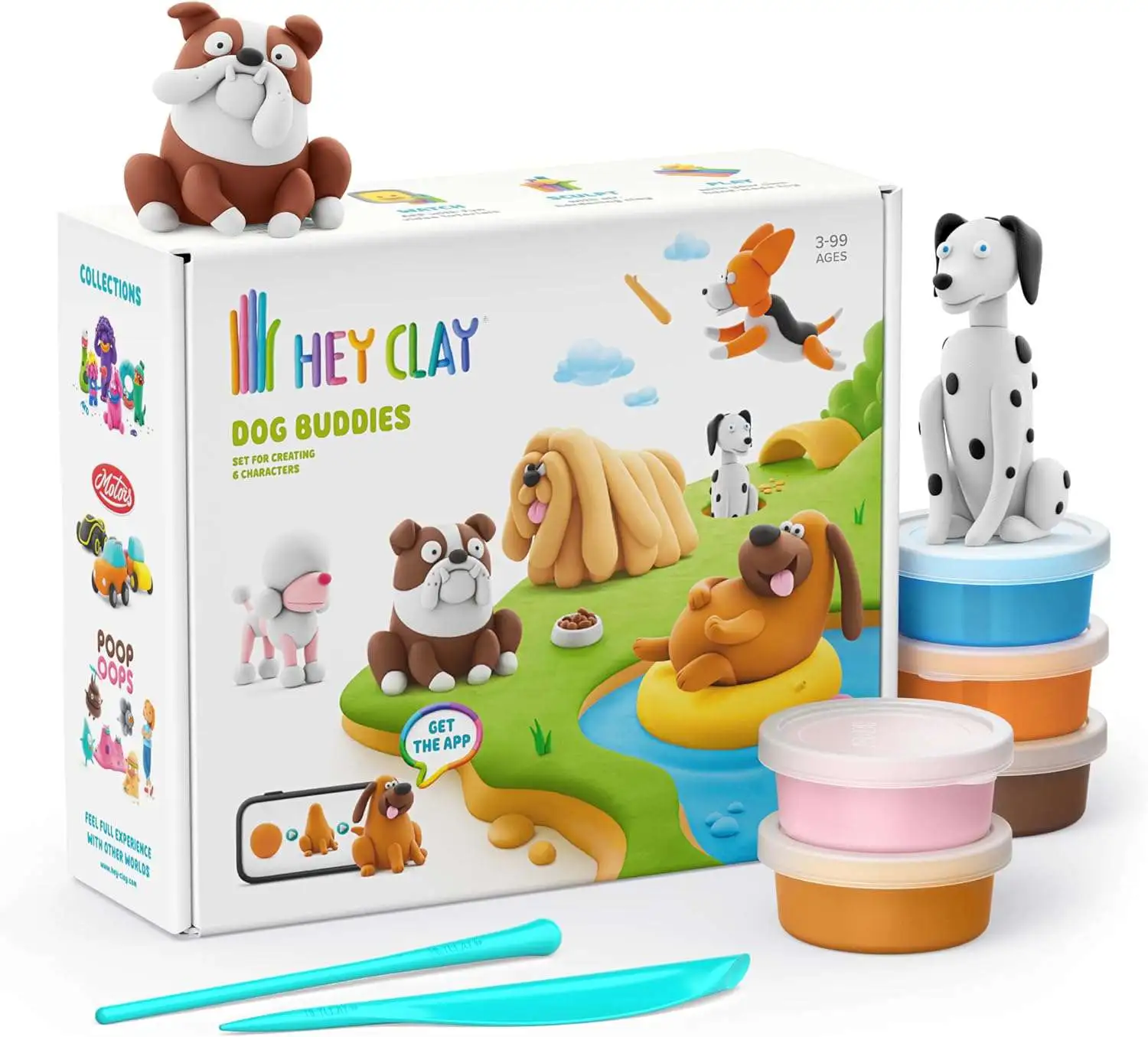 Hey Clay Dog Buddies Art Kit