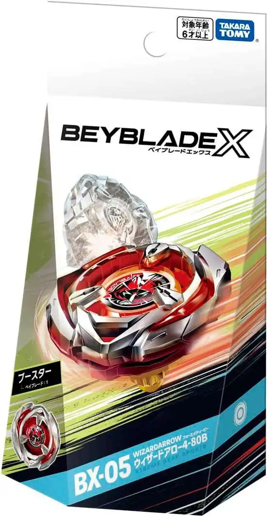 Beyblade X BX-05 Wizardarrow 4-80B Booster Pack Hasbro Toys - ToyWiz