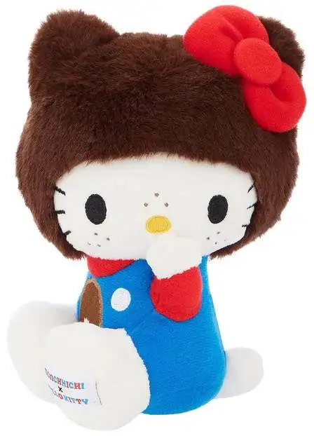 Hello Kitty x Monchhichi Sanrio Hello Kitty as Monchhichi 7-Inch Plush