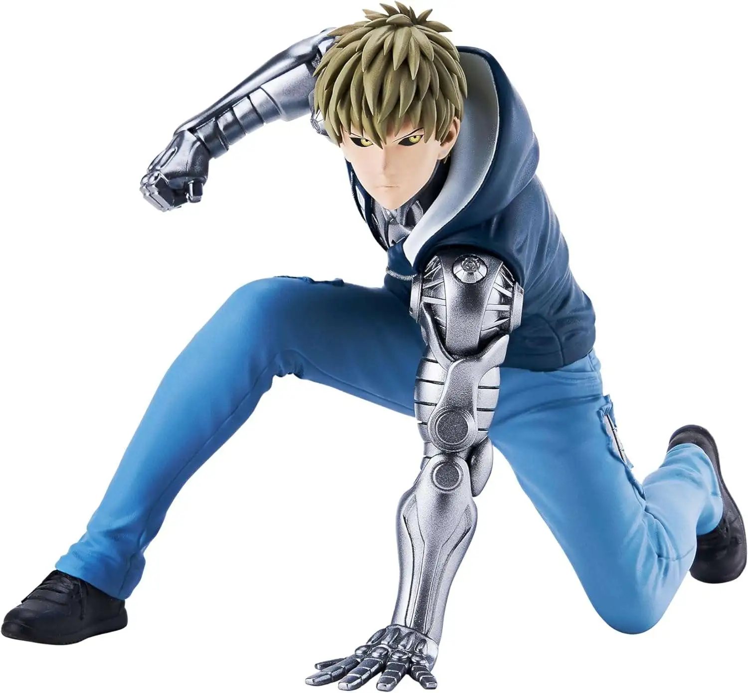 One Punch Man Genos 3.9 Collectible PVC Figure Version 2 BanPresto - ToyWiz