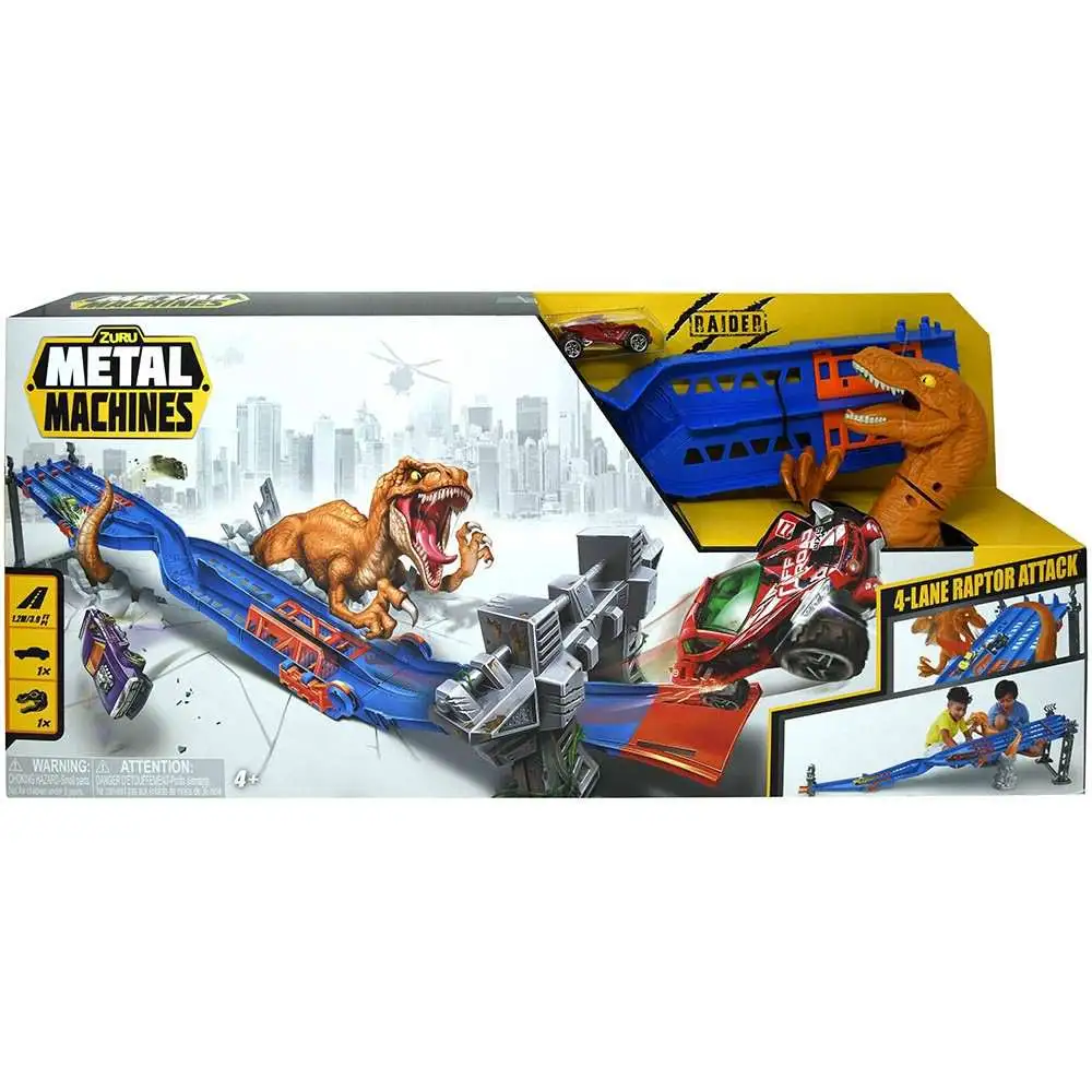 Metal Machines 4-Lane Raptor Attack Track Set Zuru Toys - ToyWiz