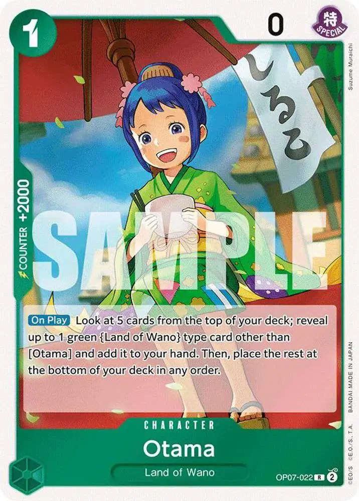 One Piece Trading Card Game 500 Years in the Future Rare Otama OP07-022
