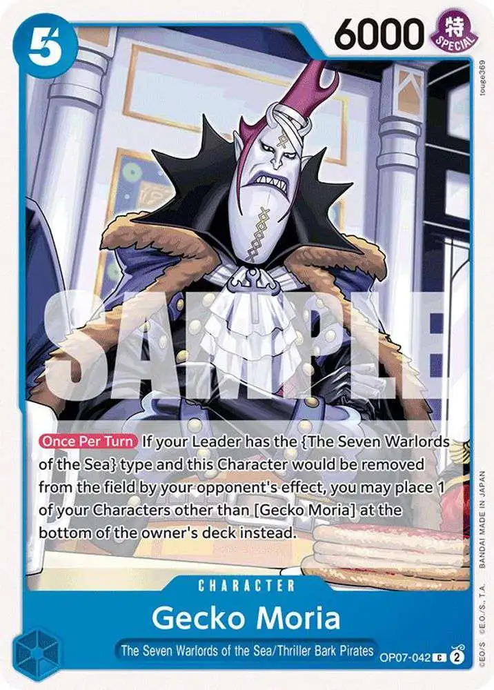 One Piece Trading Card Game 500 Years in the Future Common Gecko Moria OP07-042