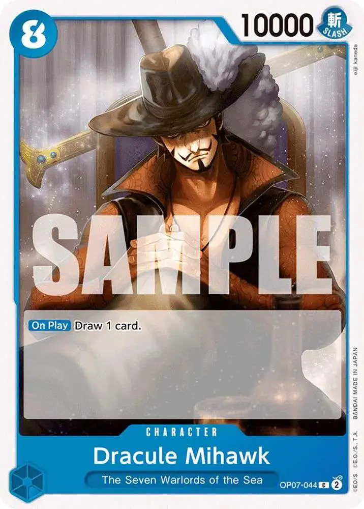 One Piece Trading Card Game 500 Years in the Future Common Dracule Mihawk OP07-044
