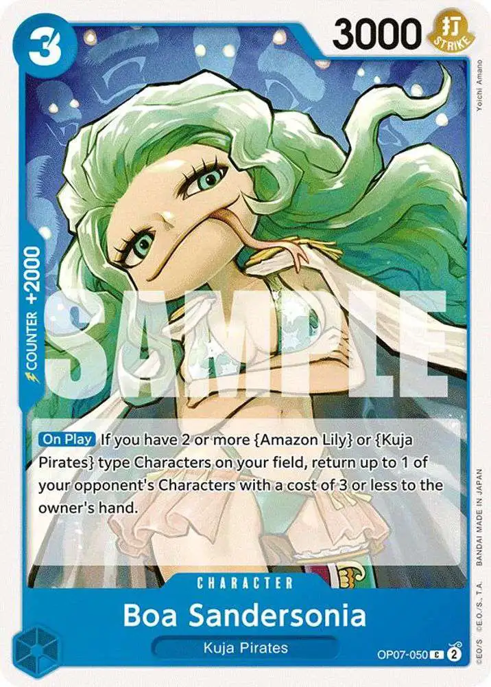One Piece Trading Card Game 500 Years in the Future Common Boa Sandersonia OP07-050