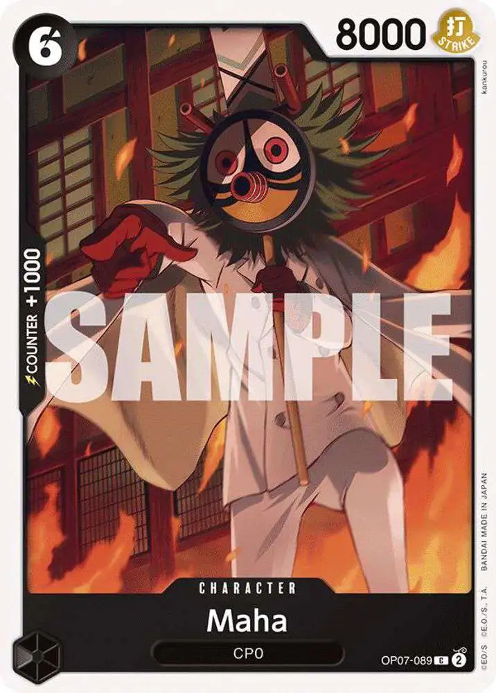 One Piece Trading Card Game 500 Years in the Future Common Maha OP07-089