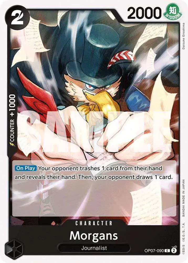 One Piece Trading Card Game 500 Years in the Future Common Morgans OP07-090