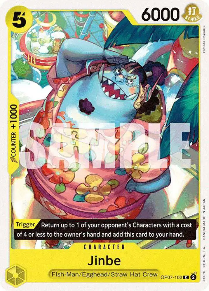 One Piece Trading Card Game 500 Years in the Future Common Jinbe OP07-102